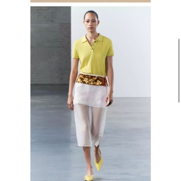 NWT ZARA GOLD SEQUIN ORGANZA
SKIRT size M
🚨FIRM PRICE NO DISCOUNT - Picture 11 of 15